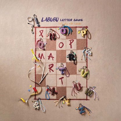 THE MONSTERS Pin for Love Series- Letter Pendant Blind Box (A-M)