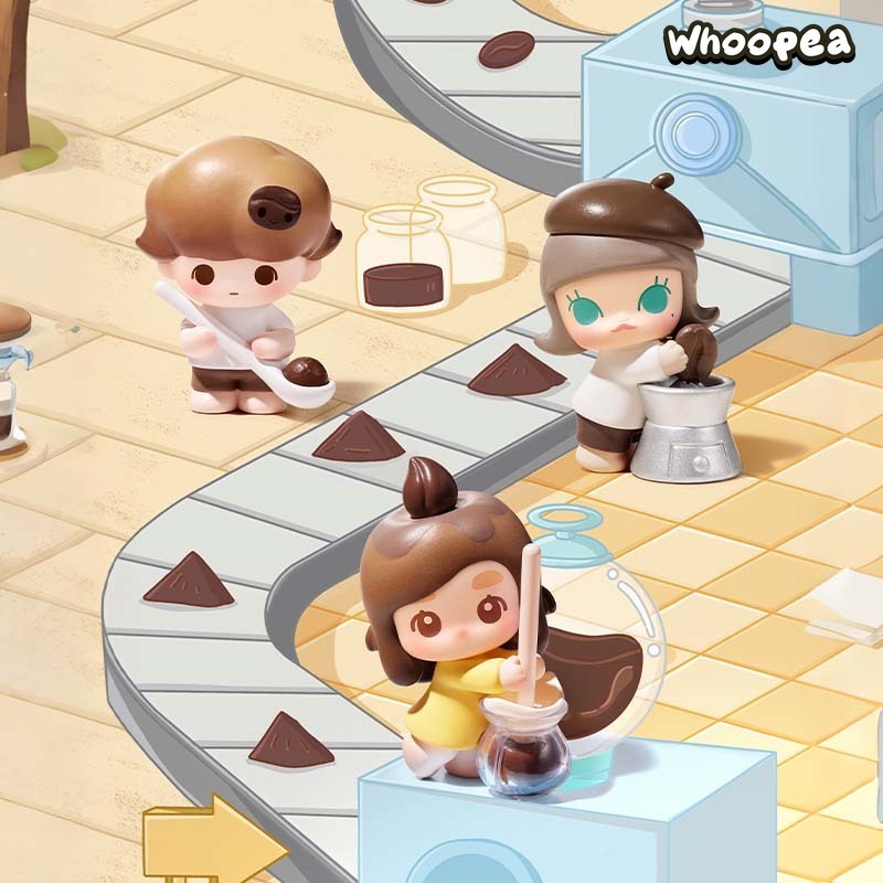 POP BEAN Coffee Factory Series Figures, Blind Bag