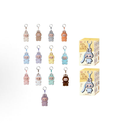 THE MONSTERS Pin for Love Series-Vinyl Plush Pendant Blind Box (A-M)