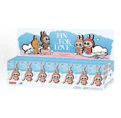 THE MONSTERS Pin for Love Series-Vinyl Plush Pendant Blind Box (N-Z)