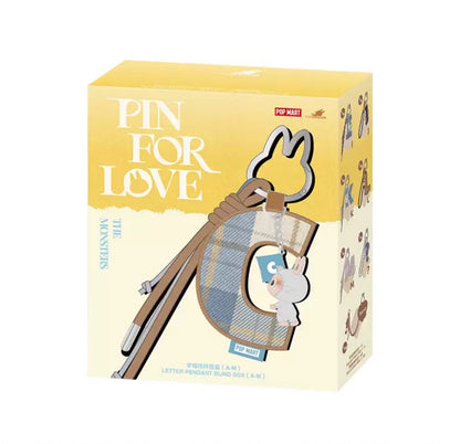 THE MONSTERS Pin for Love Series- Letter Pendant Blind Box (A-M)